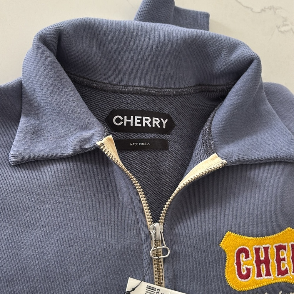 Cherry LA Logo Half Zip Sweastshirt - Picture 15 of 15